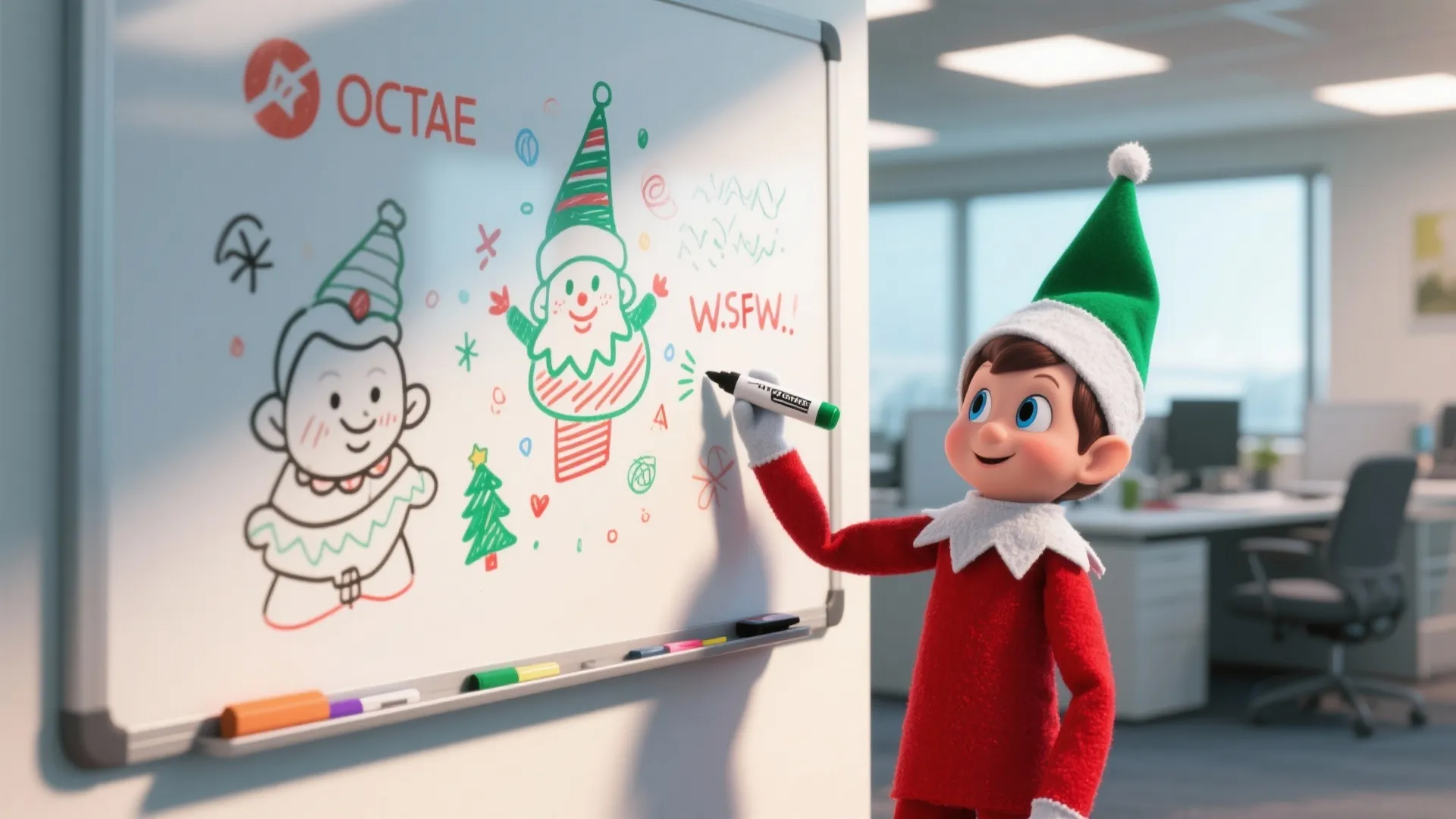 5. Whiteboard Graffiti Artist