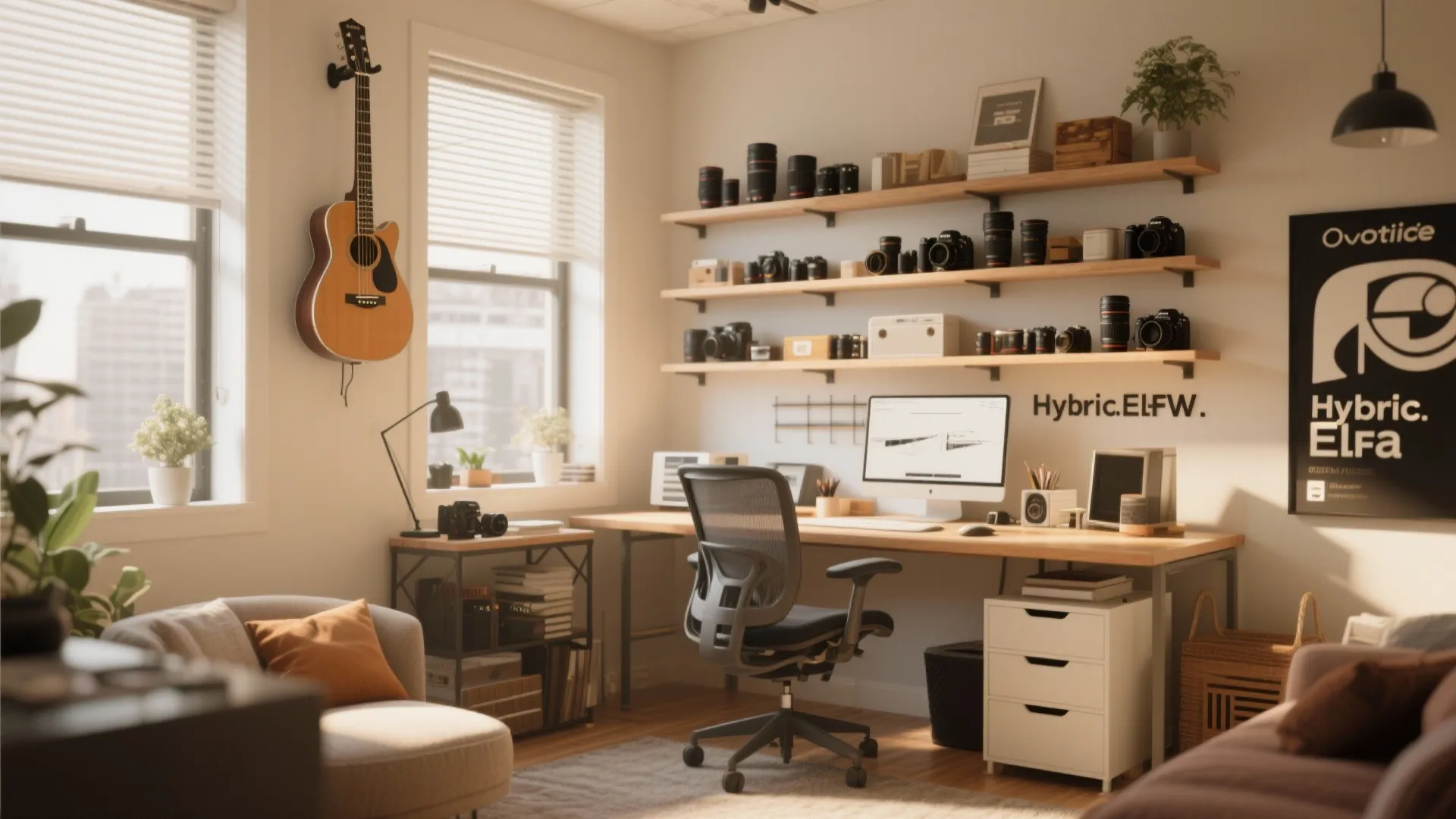 10. Hybrid Office + Hobby Zone
