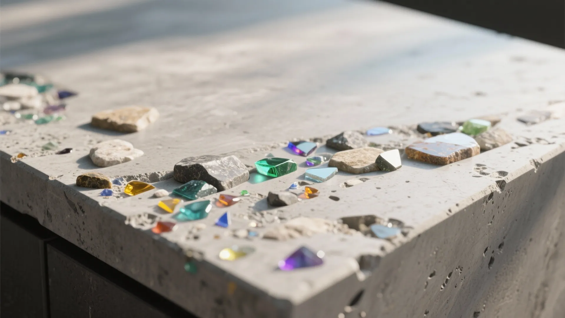 5. Embedded Stones or Glass