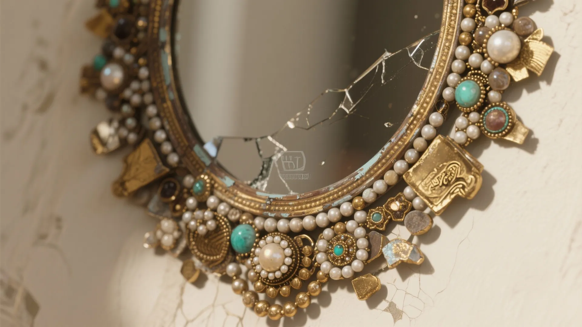 1. Upcycled Embellished Frame