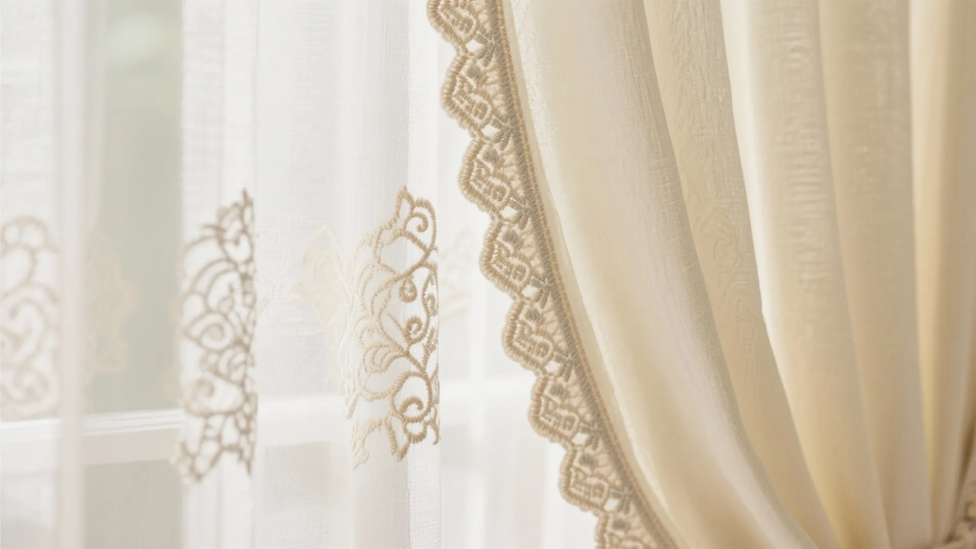 7. Embroidered Edging for a Handcrafted Feel