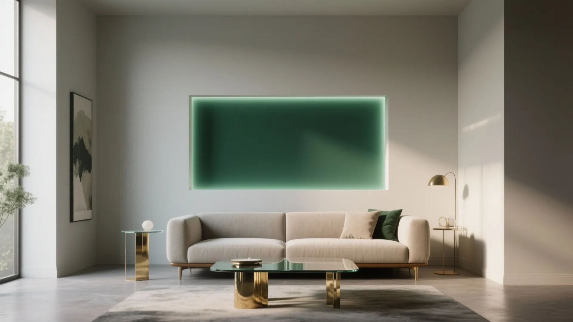 2. Vibrant Emerald Accent for Drama