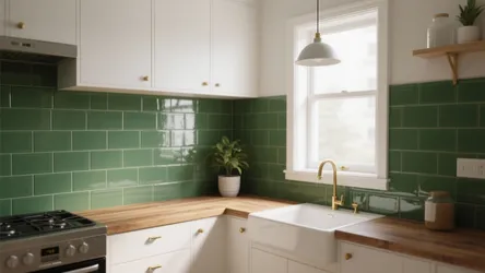 5 Green Subway Tile Kitchen Ideas