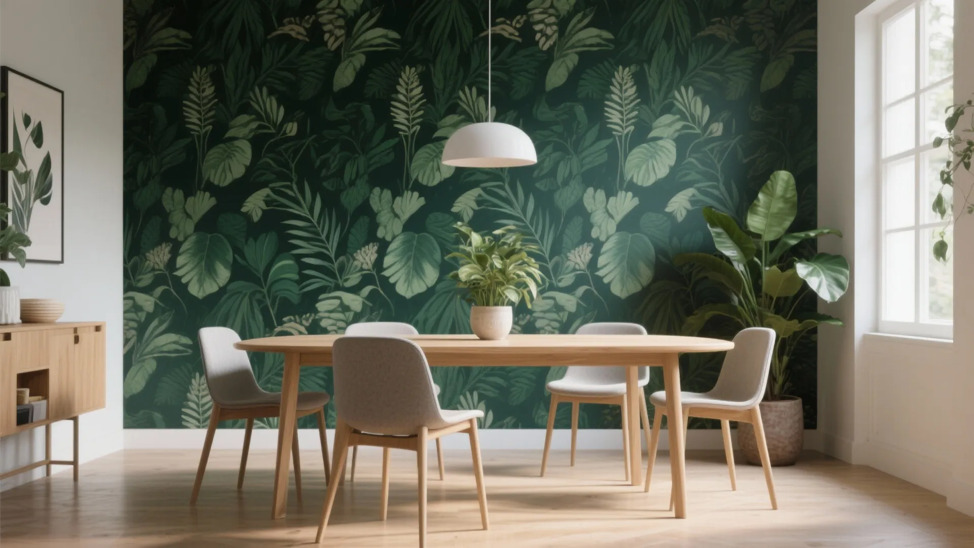 1. Statement Wallpaper