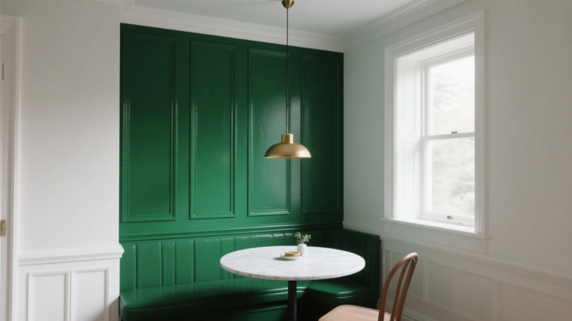 3. Bold contrast on molding for a focal point