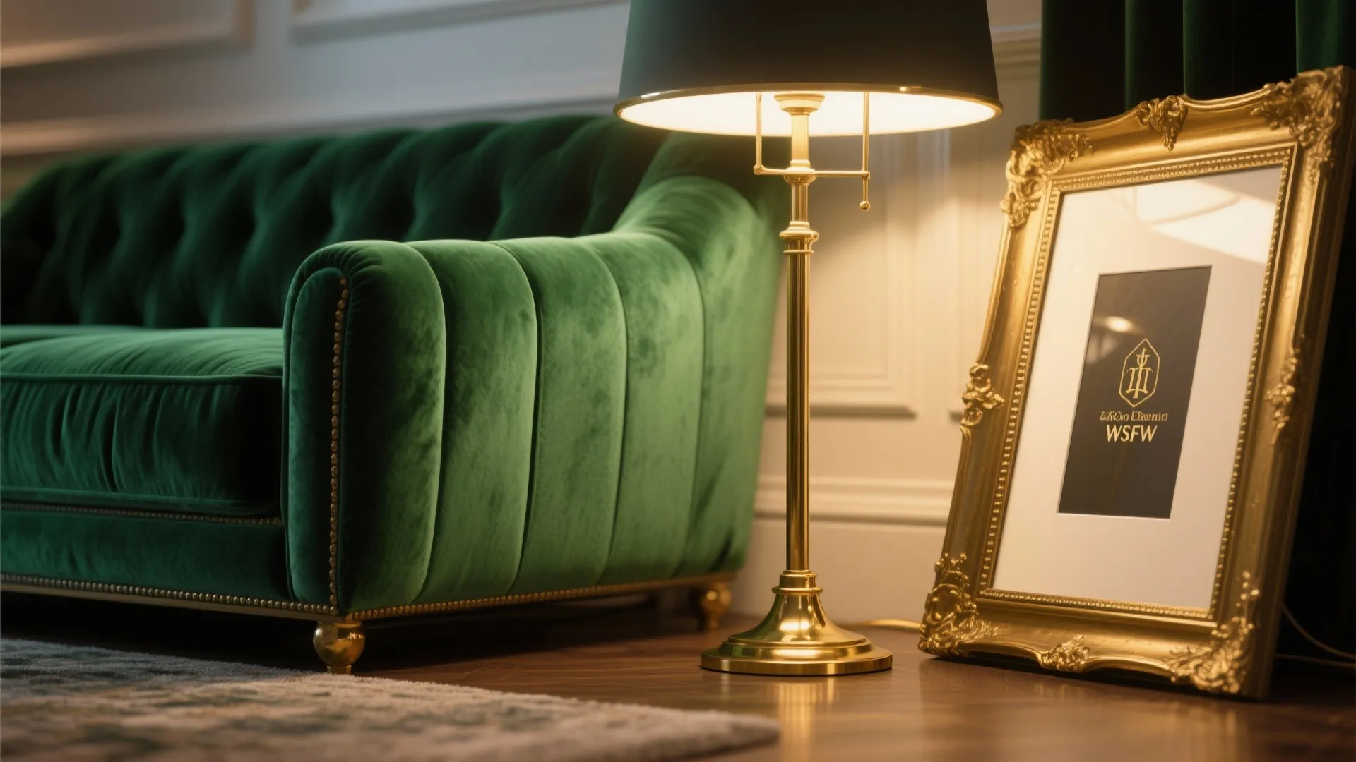 Gold Accents for Warmth