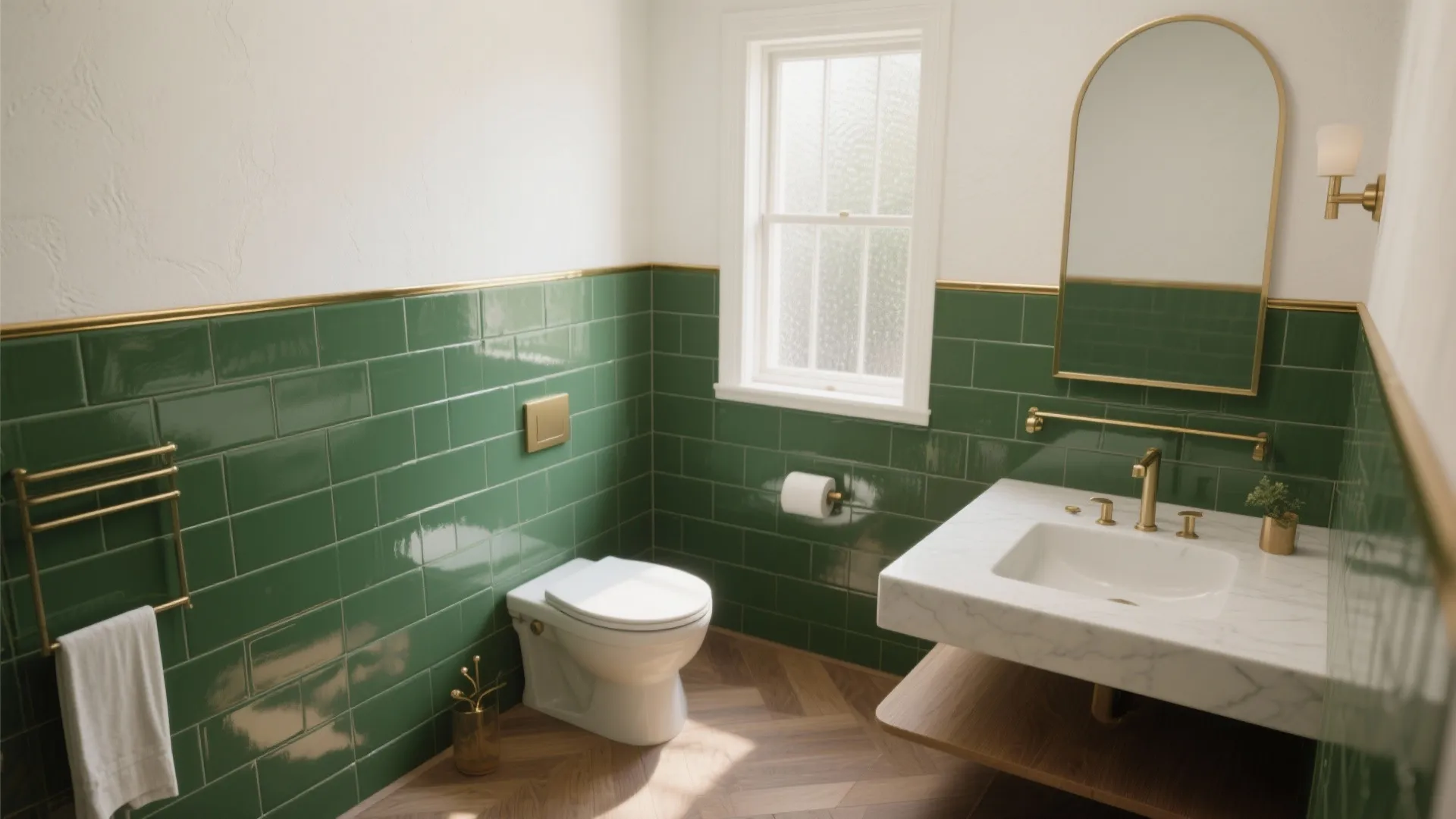 Emerald Green Bathroom Tile Ideas — 5 Inspo