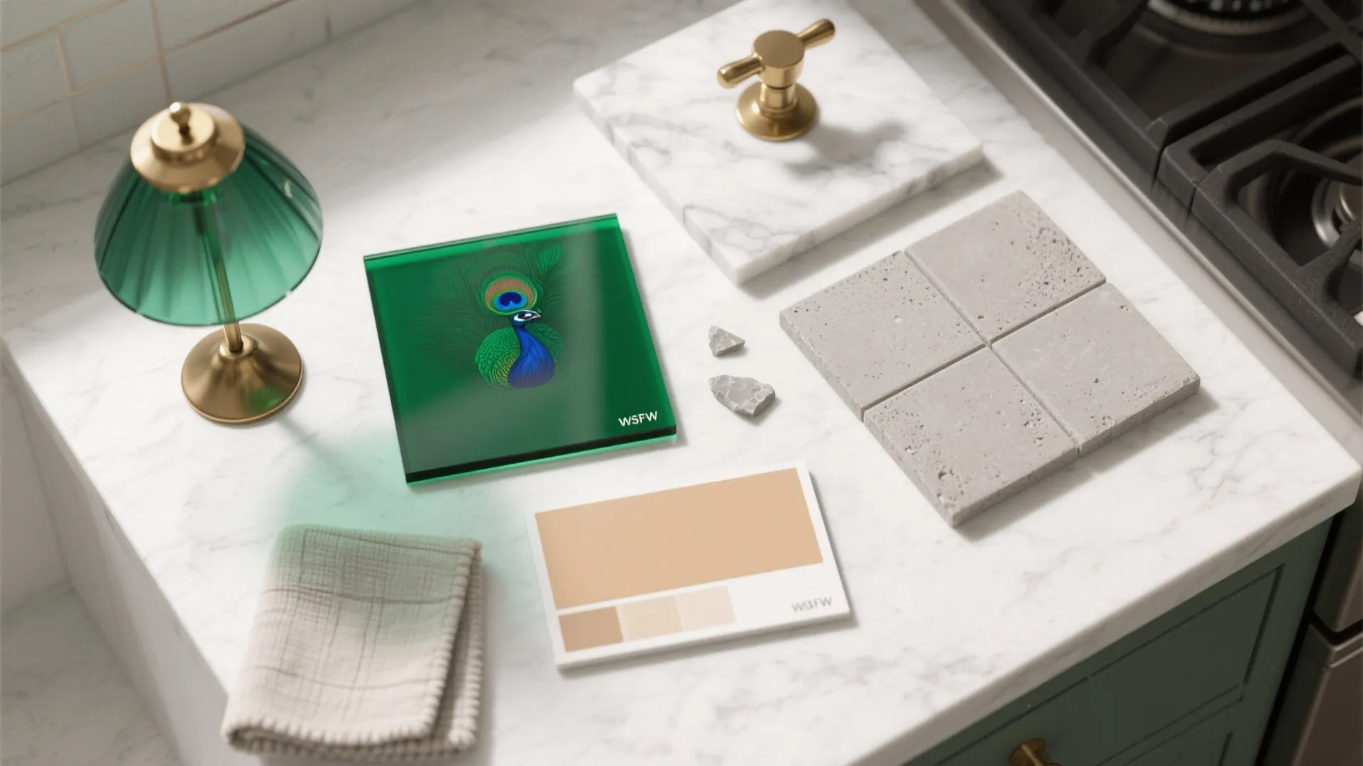 Emerald Glass for Color Pop