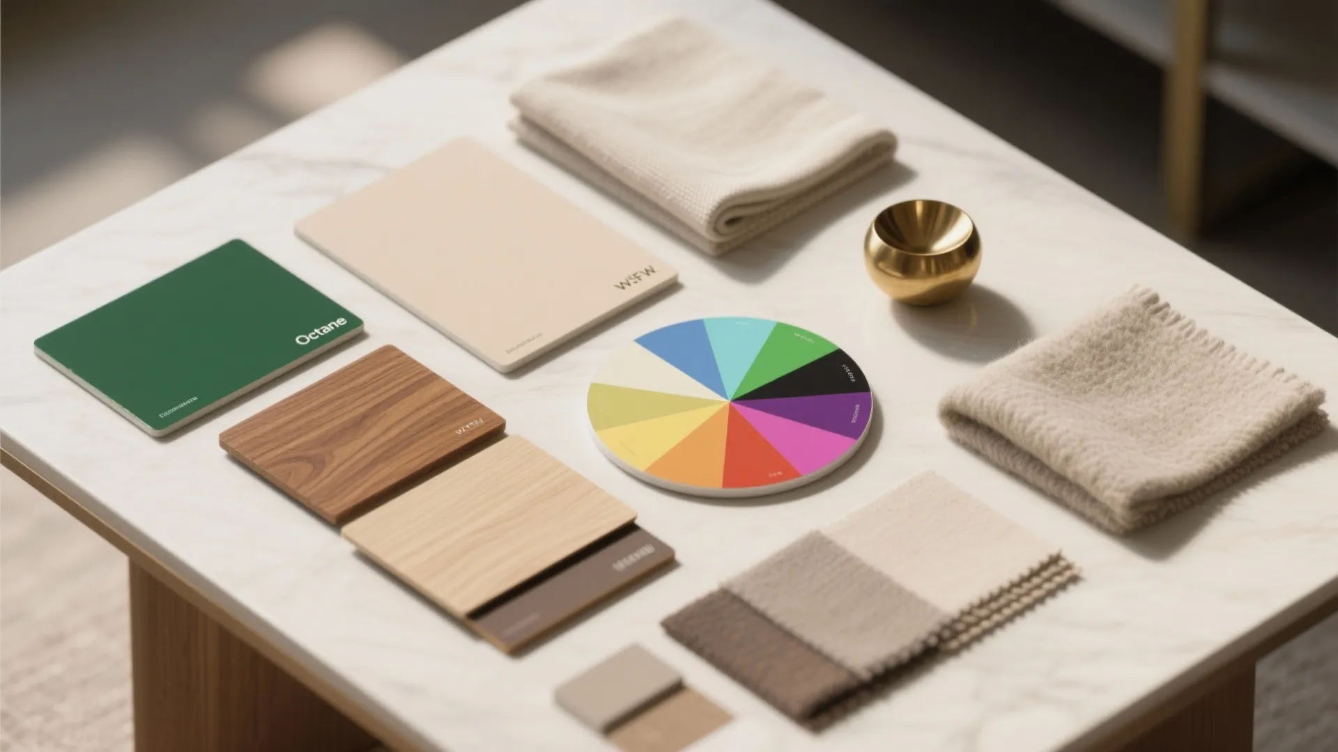 2. Pair emerald with warm neutrals for a balanced palette