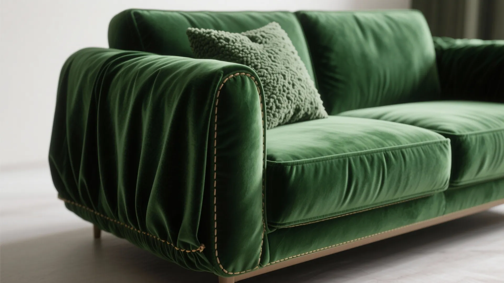 1. Jewel-Toned Sofa as the Focal Point