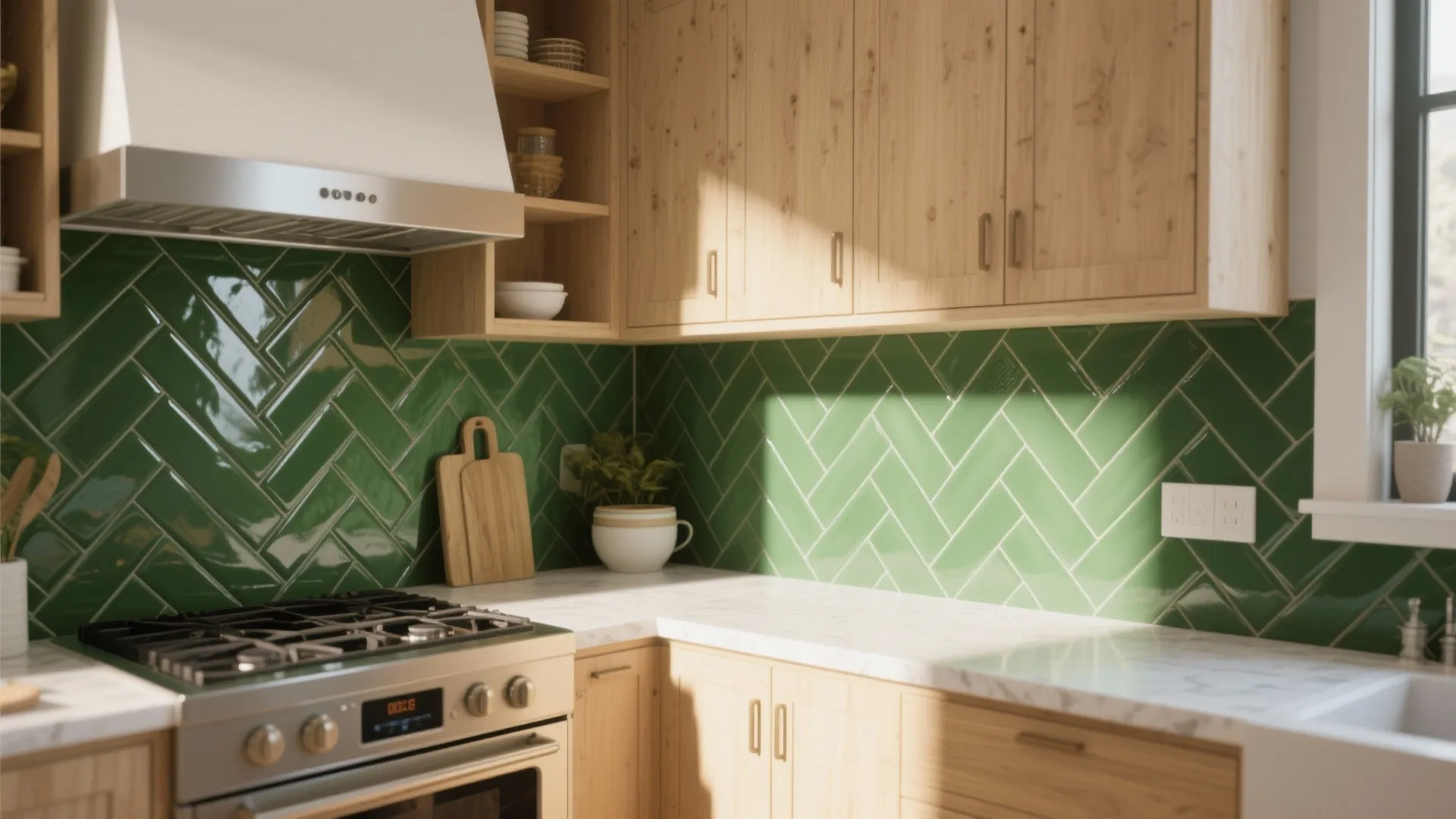 1. Classic Subway Tiles with a Twist