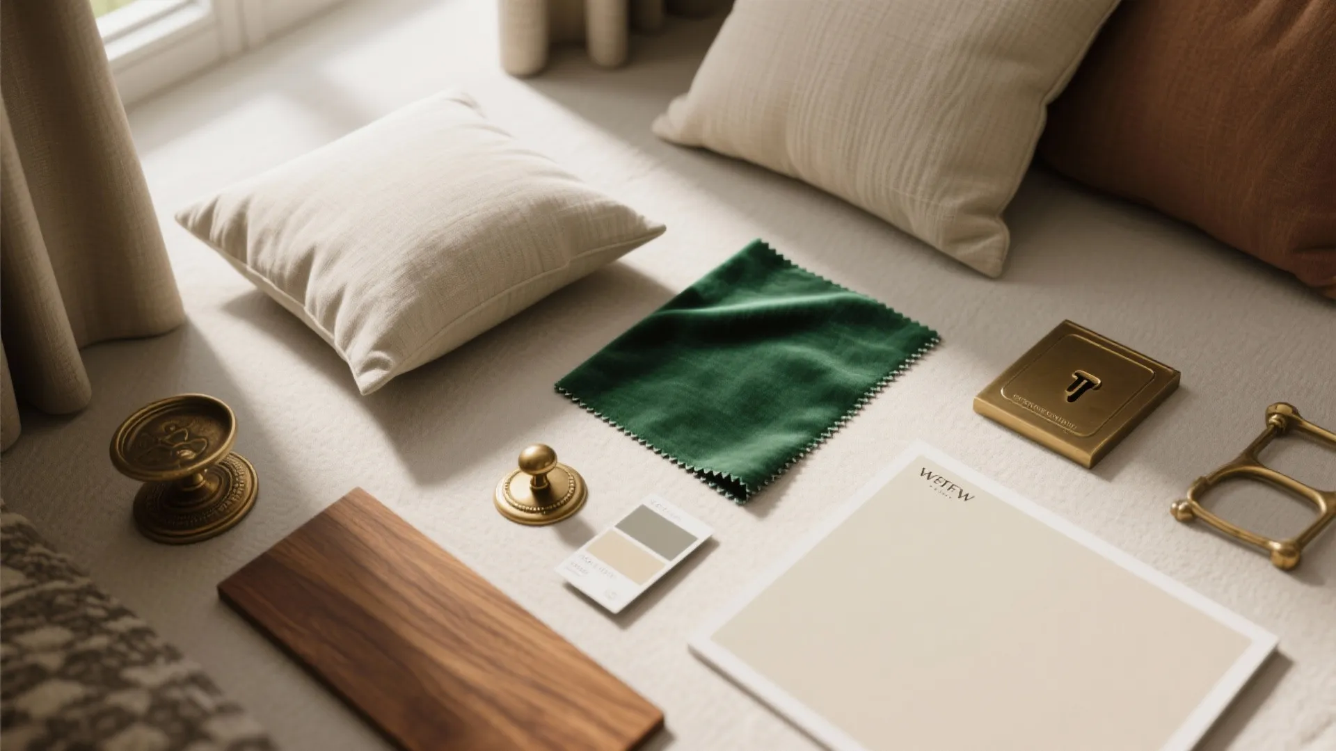 4. Accent with textiles and metallics