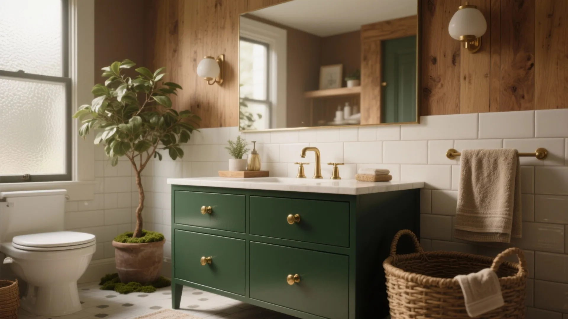 5 Green Vanity Bathroom Ideas: Creative small-bathroom ideas using green vanities for fresh, stylish spaces