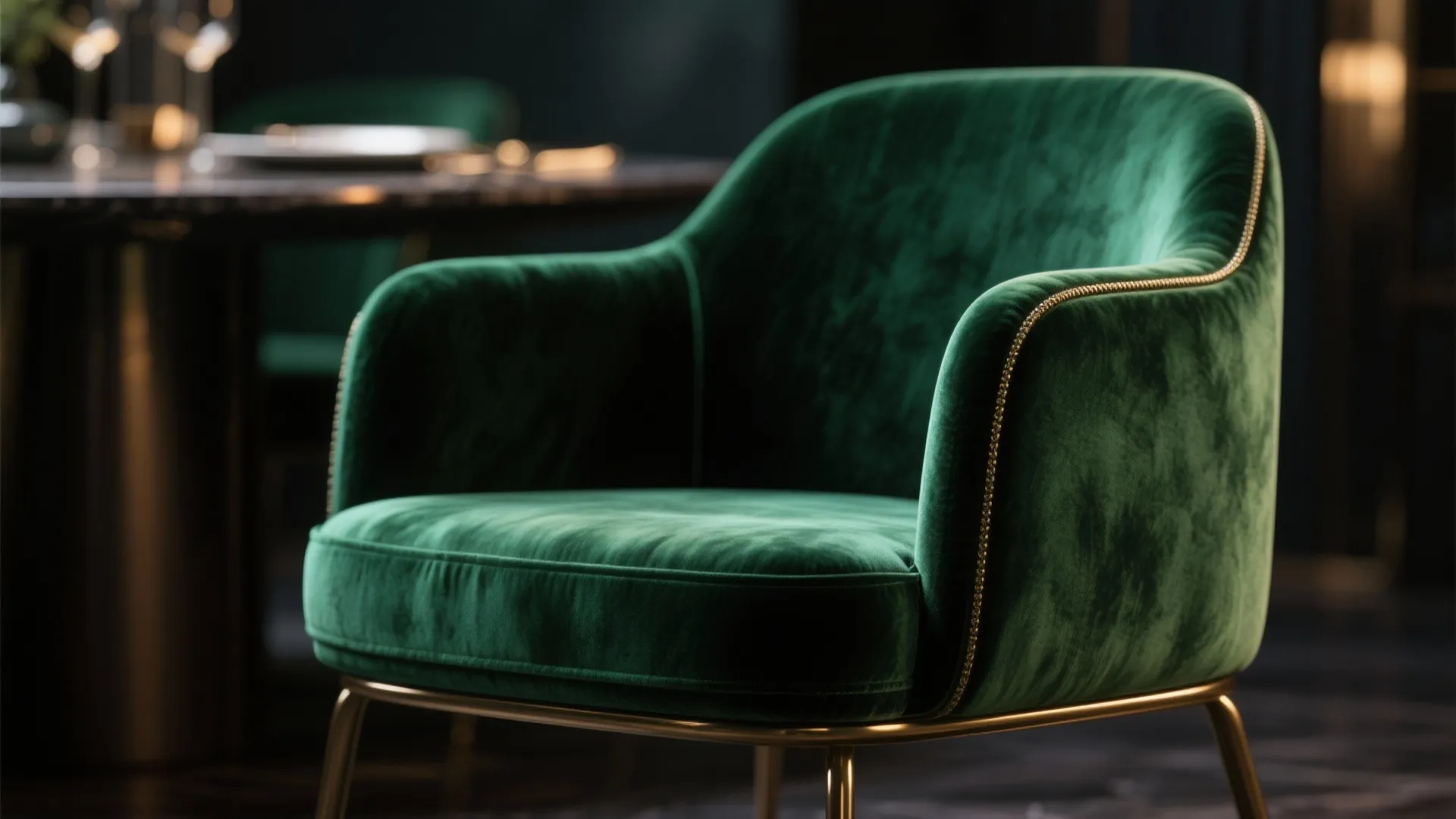 3. Velvet Upholstery