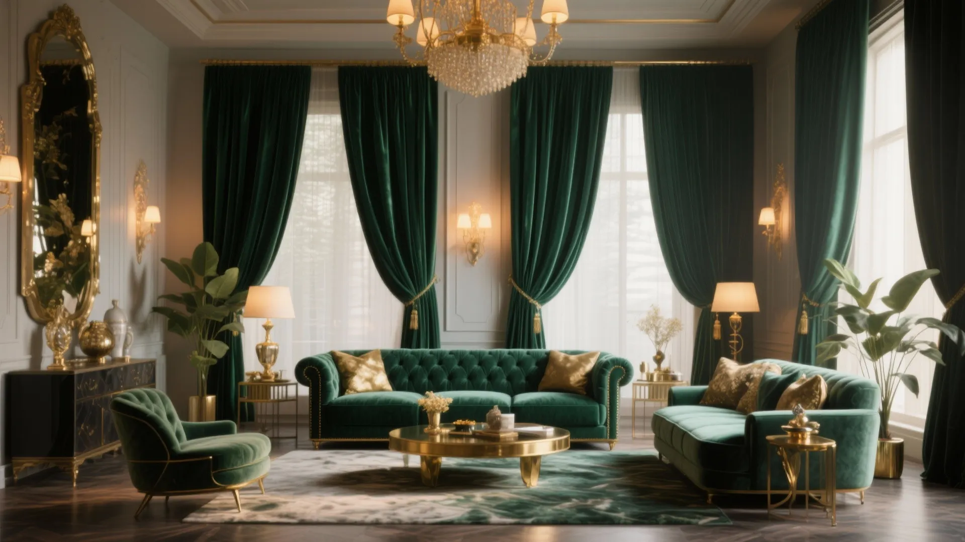 4. Velvet Drapery for Luxe Texture