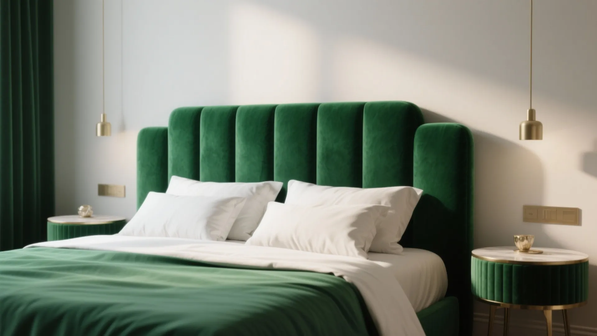 2. Statement Headboard as a Focal Point