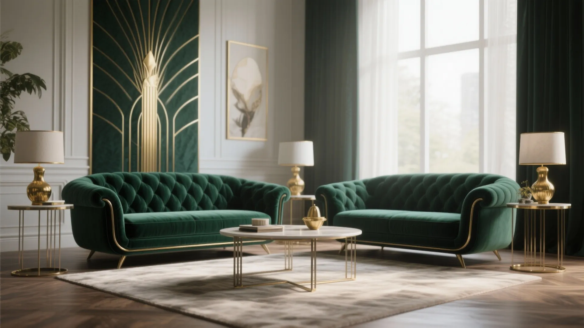 Luxurious Velvet Sofas