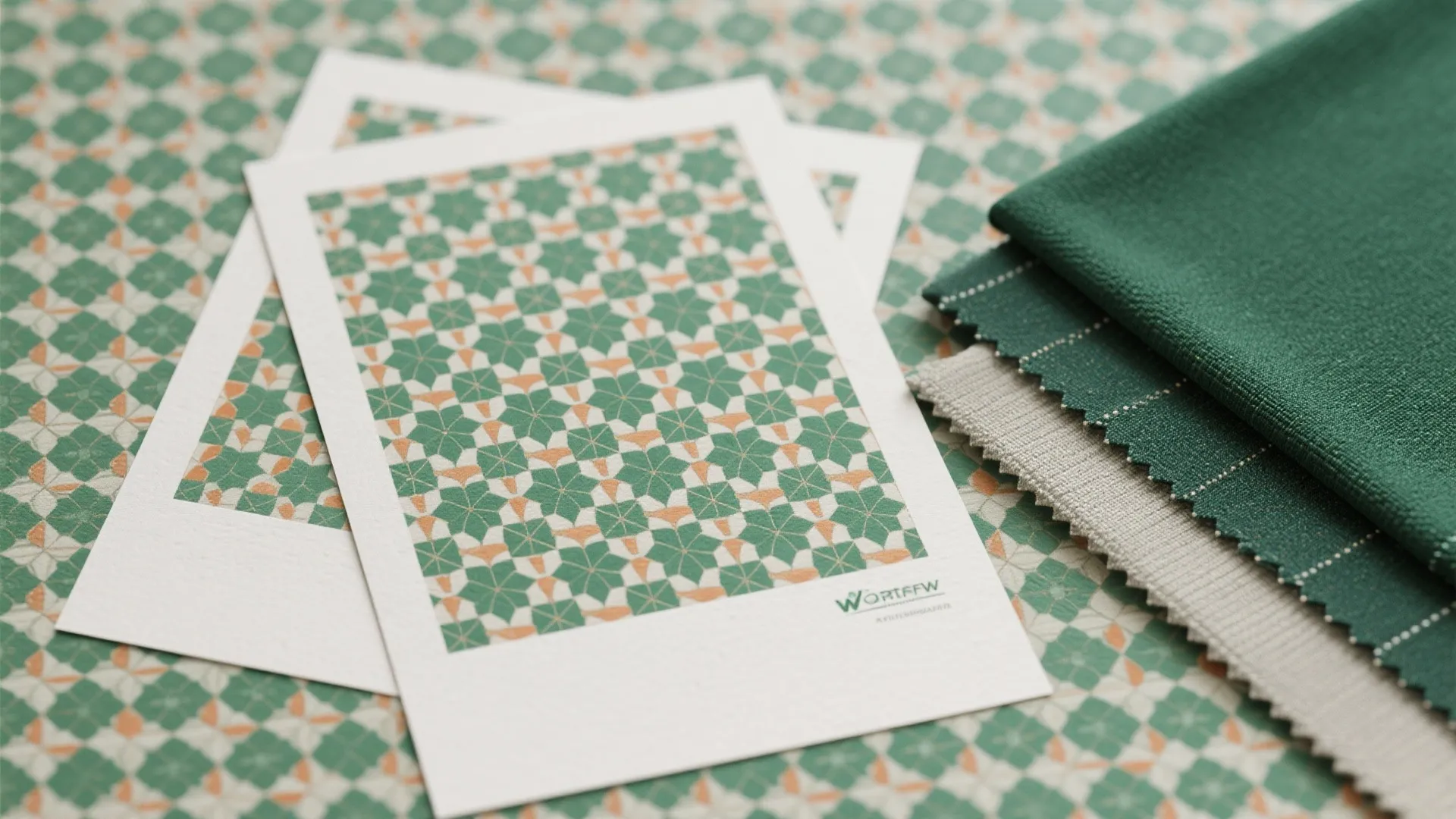 5. Small-Scale Patterned Wallpaper