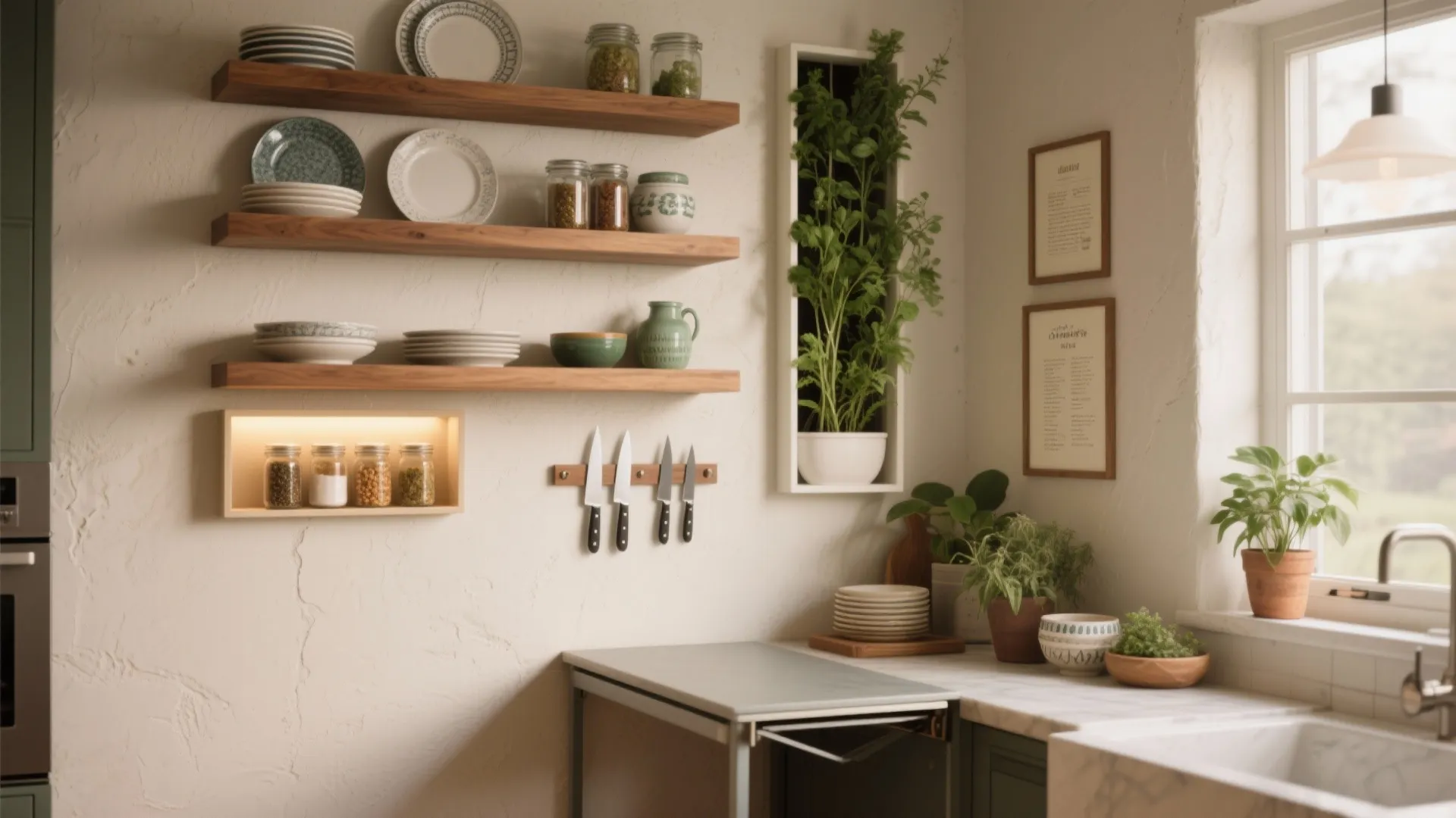 Empty Kitchen Wall Ideas — 5 Creative Ways: Practical, stylish solutions for blank kitchen walls from a senior designer