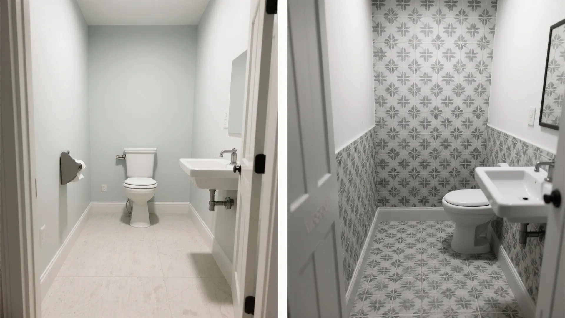 Graphic encaustic-look porcelain for personality