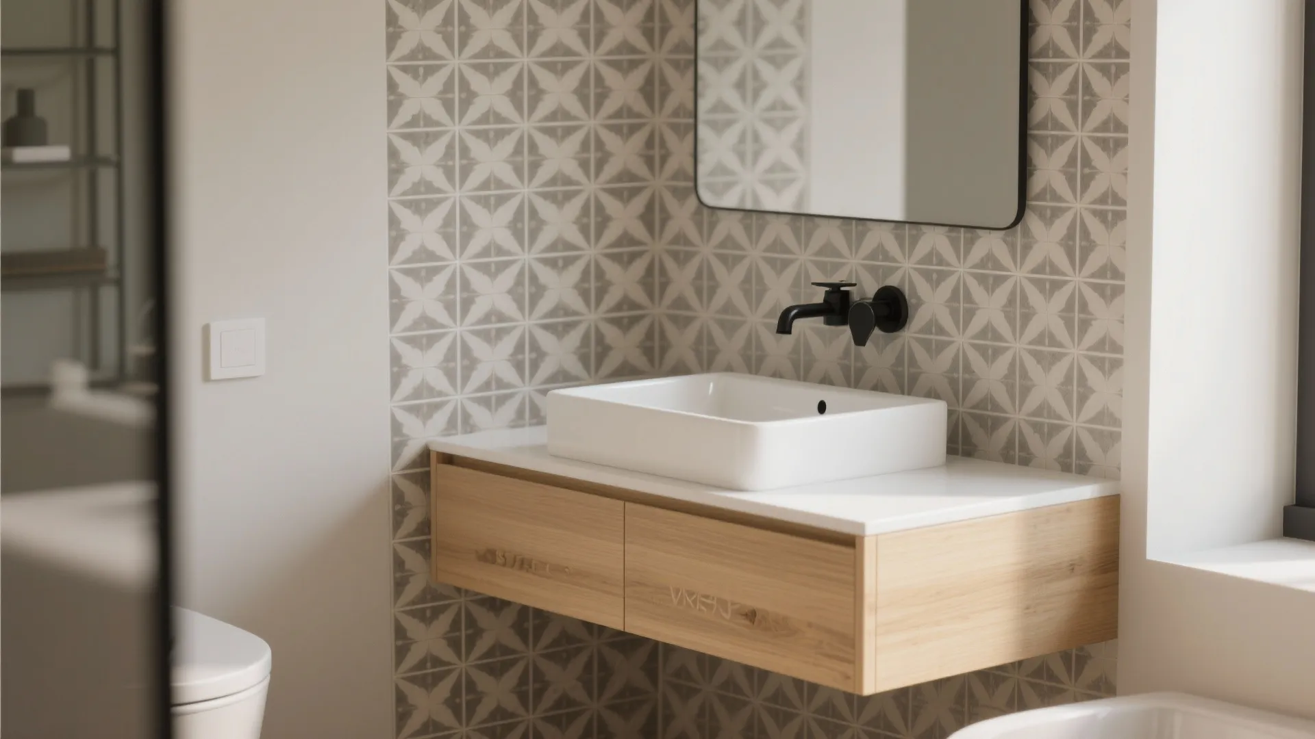 Encaustic-Look Feature Wall (Without the Fuss)