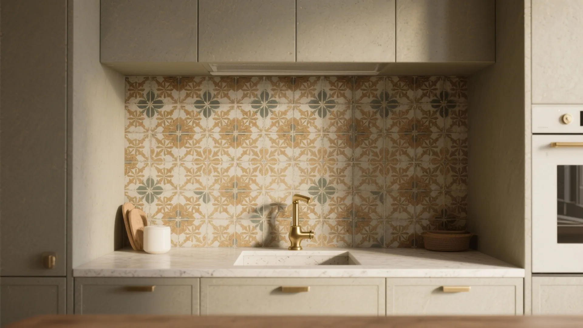 4. Patterned Encaustic Tiles