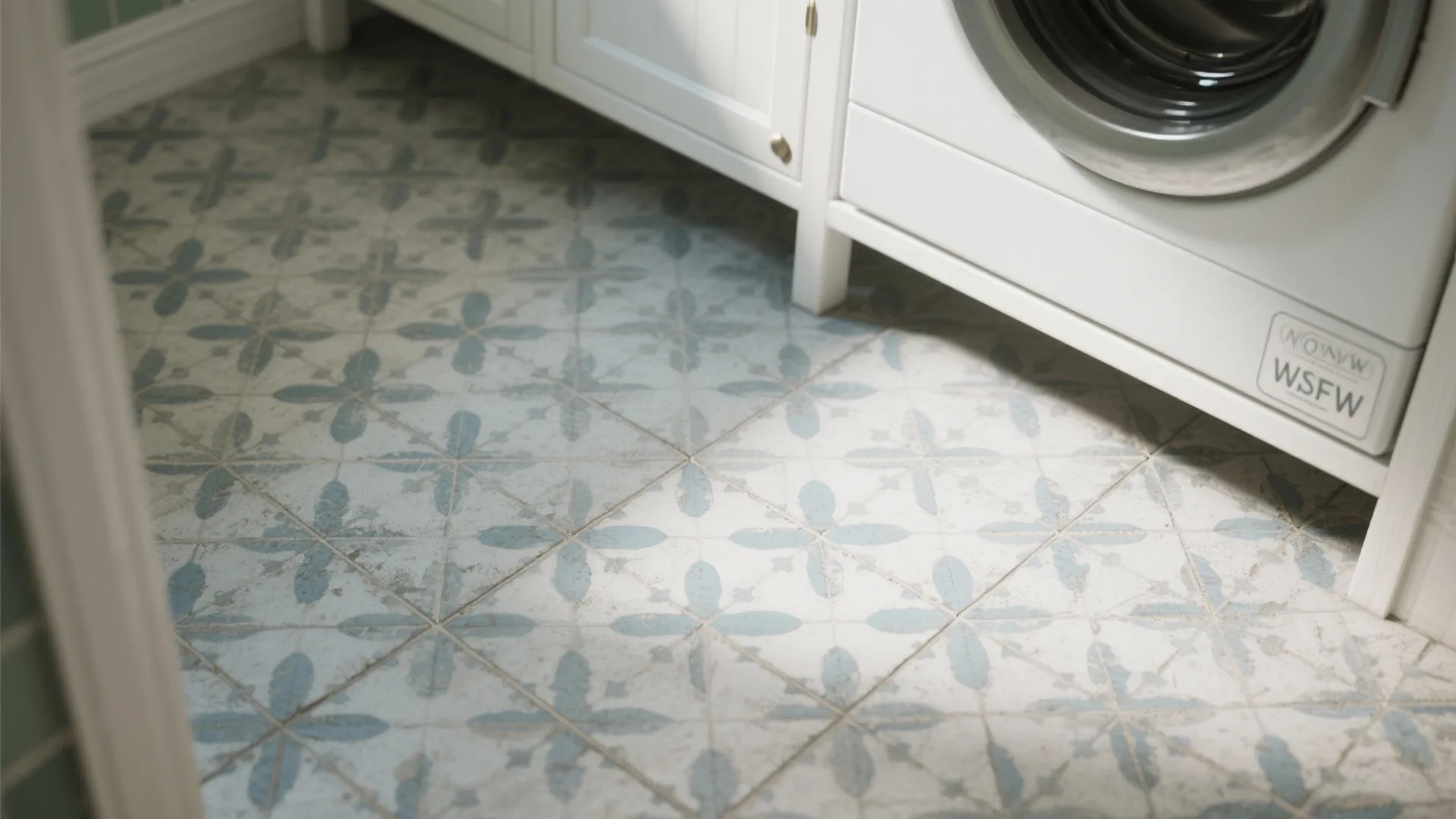 1. Patterned encaustic-look porcelain