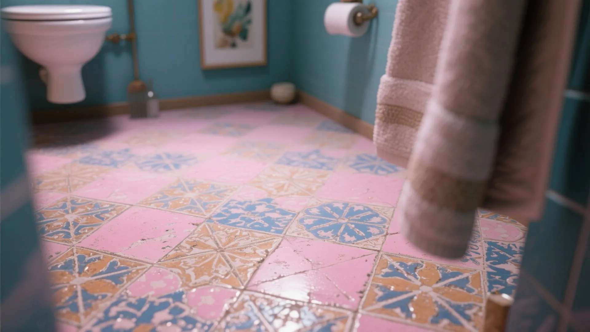 3. Patterned Tiles as a Color Anchor