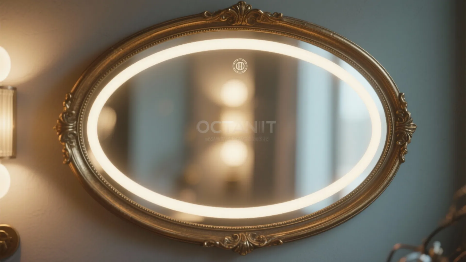 3. Enchanted Mirror with Layered Lighting