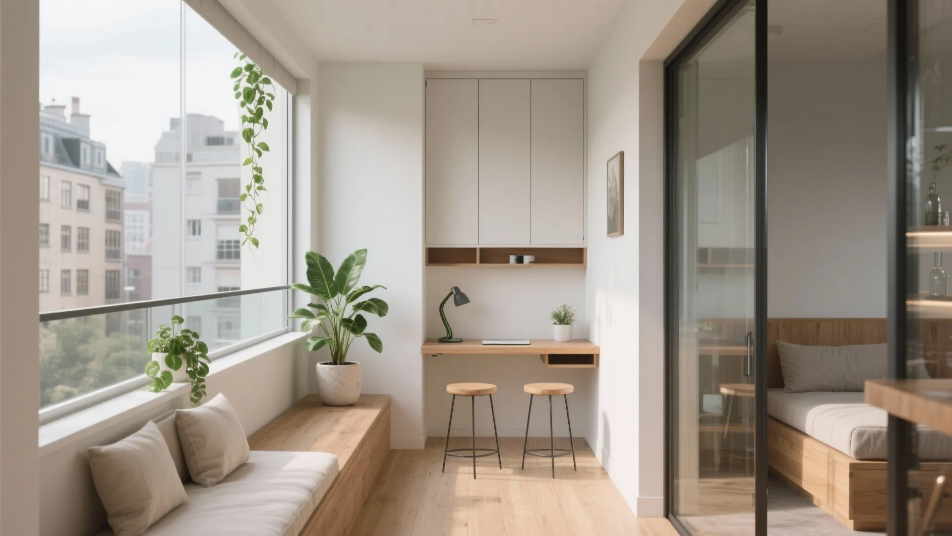 5 apartment enclosed balcony ideas that feel bigger: Small-space designer’s playbook: turn your enclosed balcony into a bright, functional nook with five expert-backed ideas