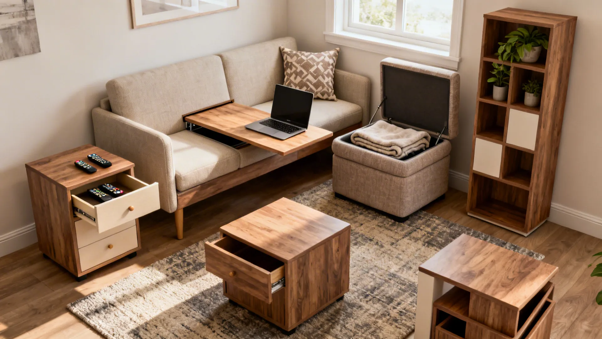 5 Smart End Tables with Storage for Living Rooms