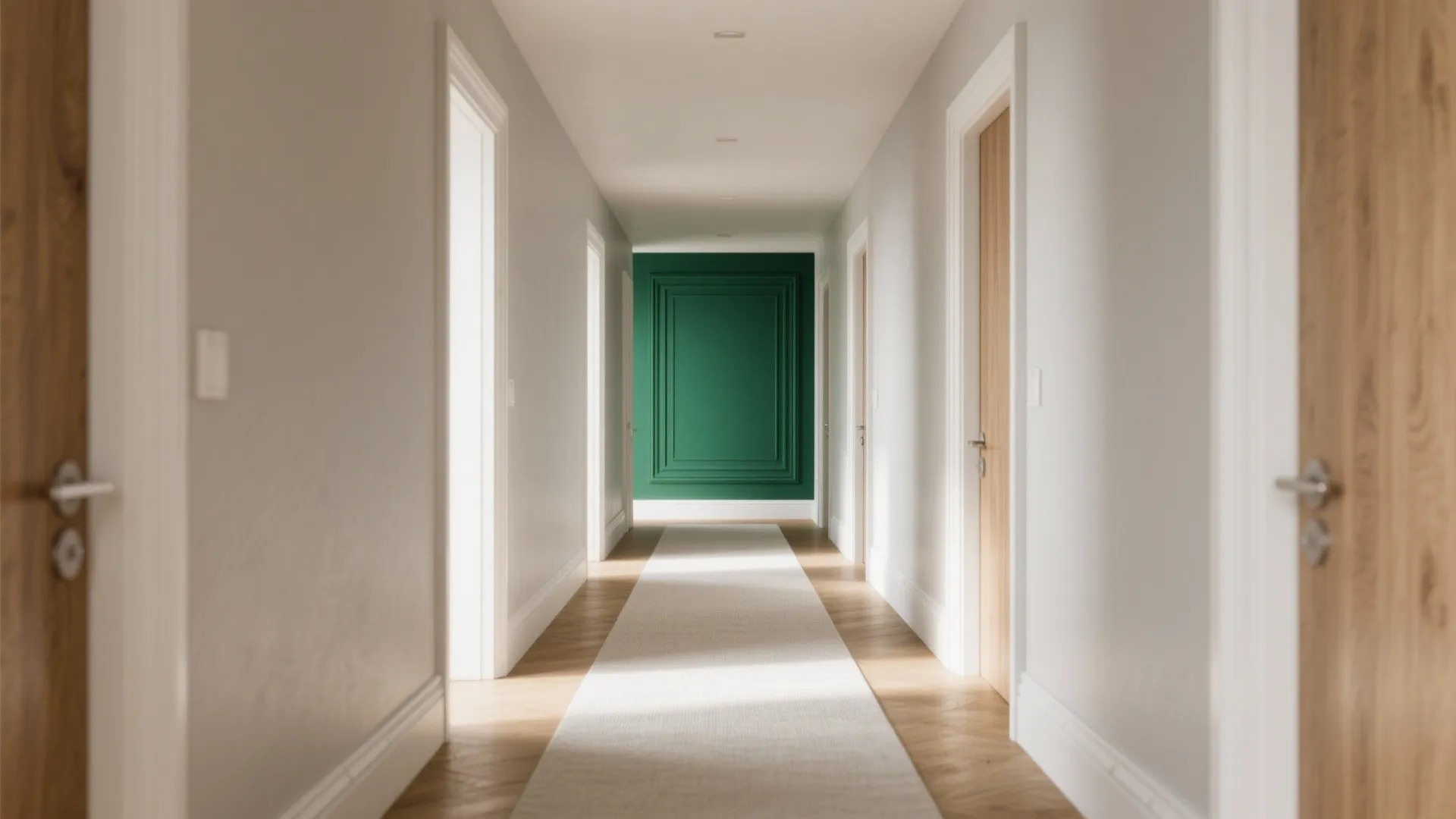 Focal End-Wall Accent to Draw You Through