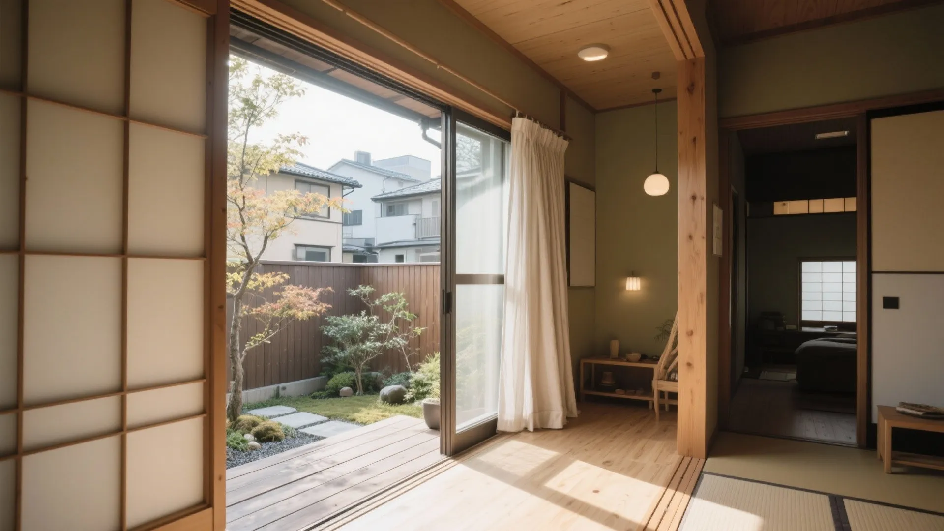 Tips 10: 外と内のL字を“連結”｜縁側で季節を取り込む