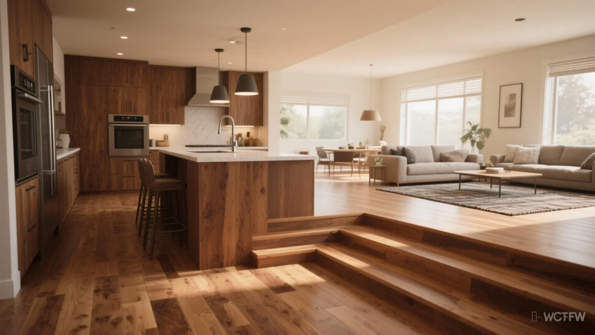 2. Engineered Hardwood: Warmth with Stability