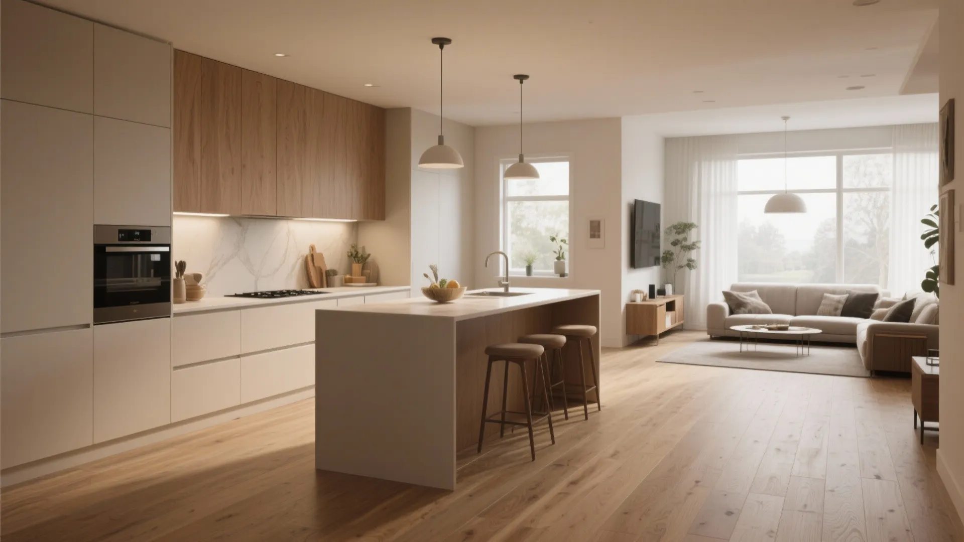 2. Engineered Wood With Matte Finish