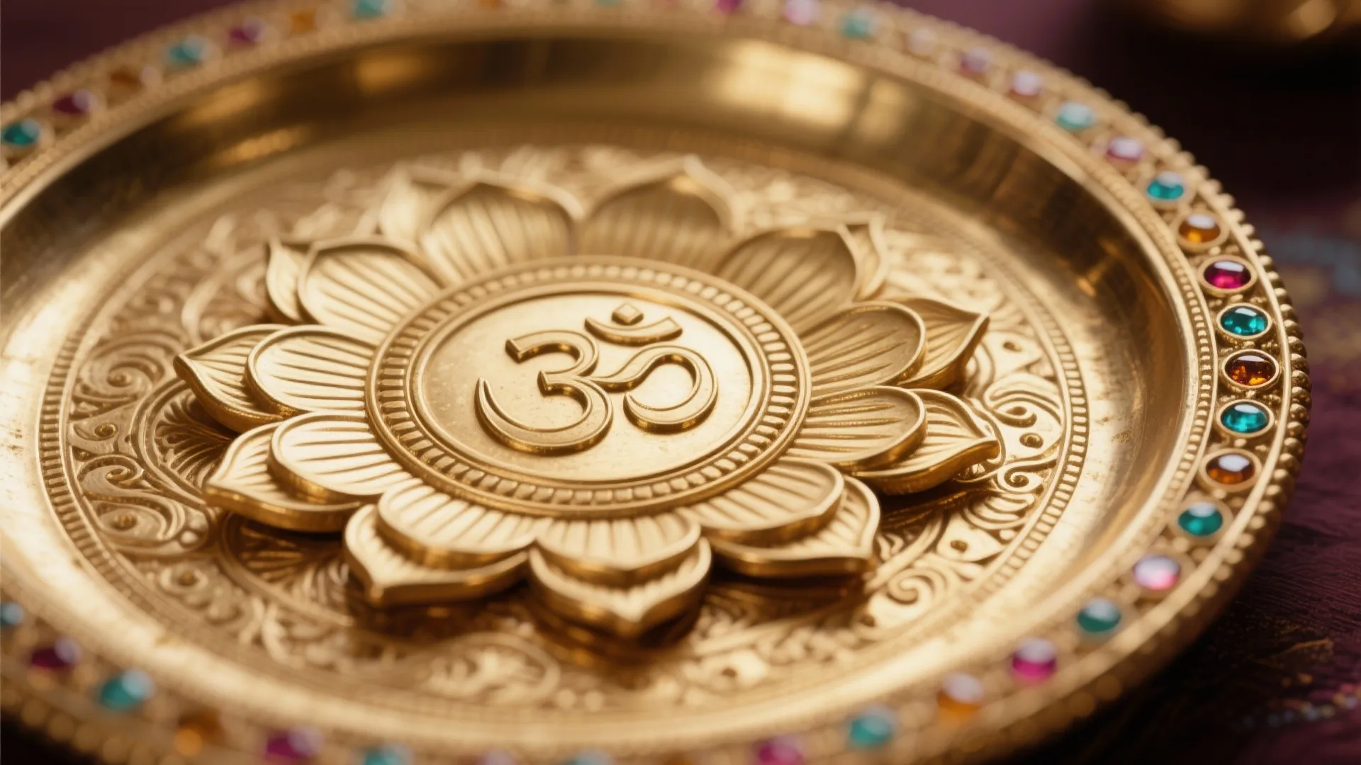 Hand-Engraved Motifs and Meenakari Accents