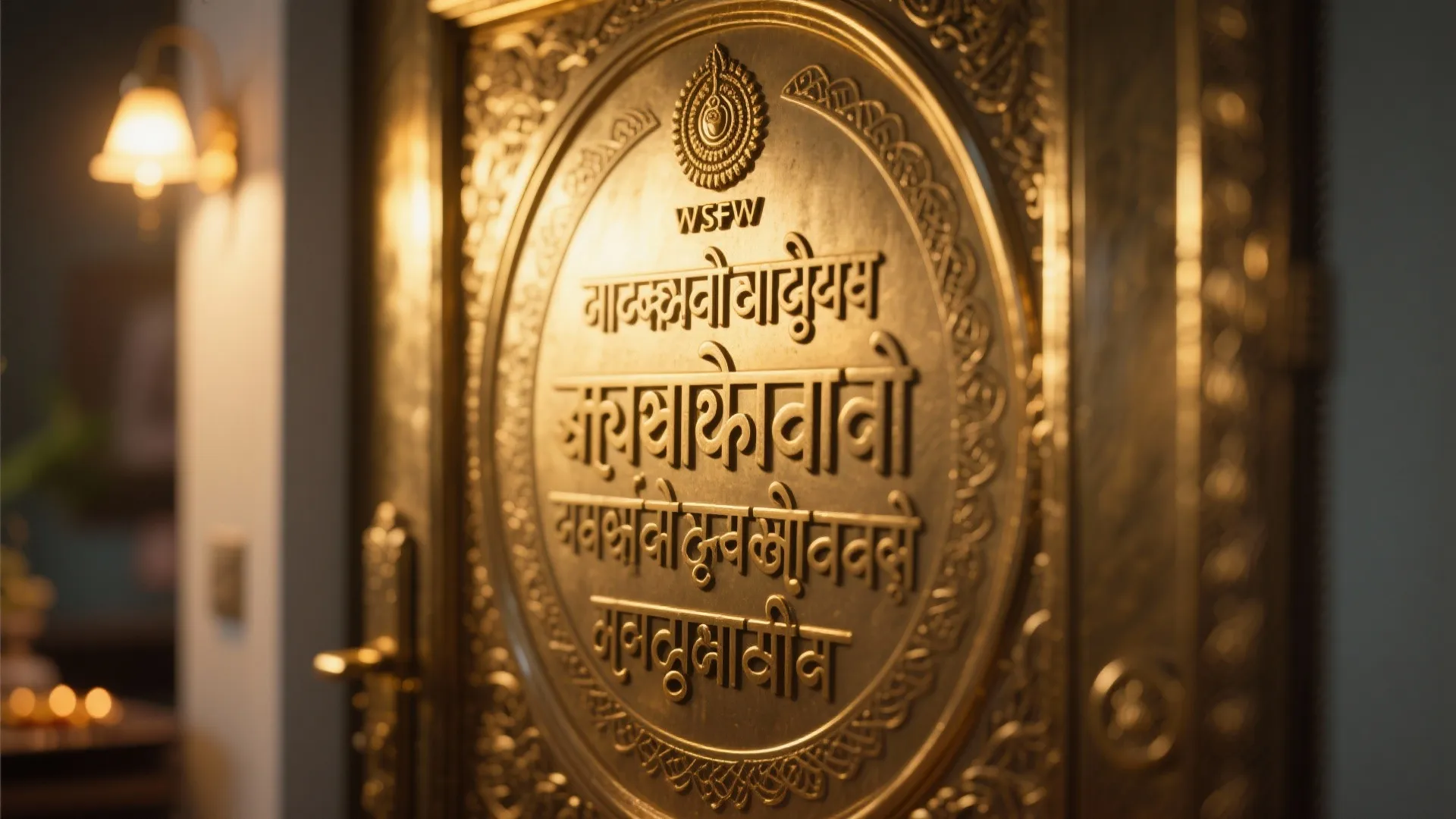 Engraved Metal Doors