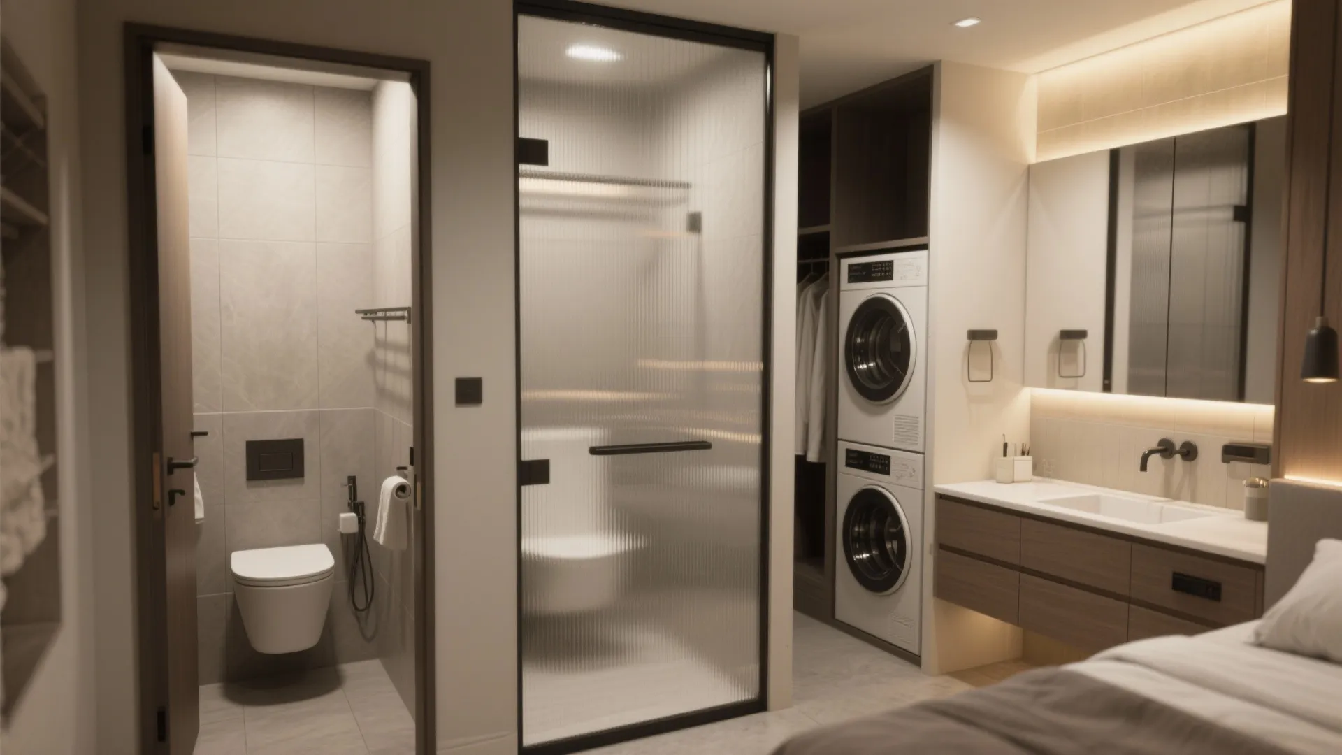 2. En-suite primary + flexible second bathroom