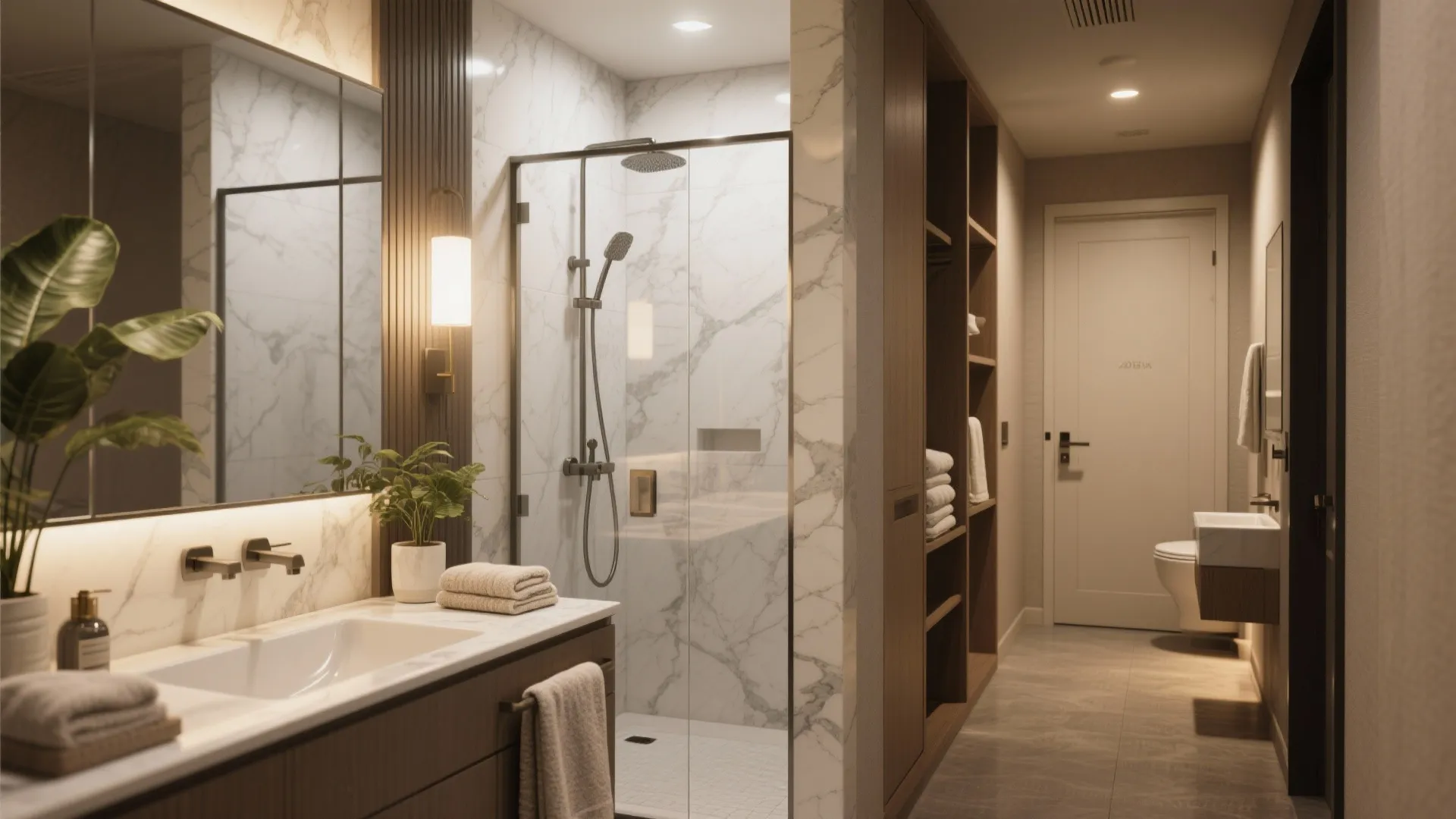 2. Ensuite + Guest Bath Combo