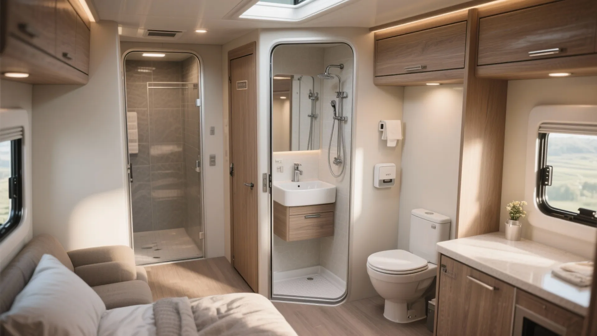 2. Compact ensuite plus guest wetroom