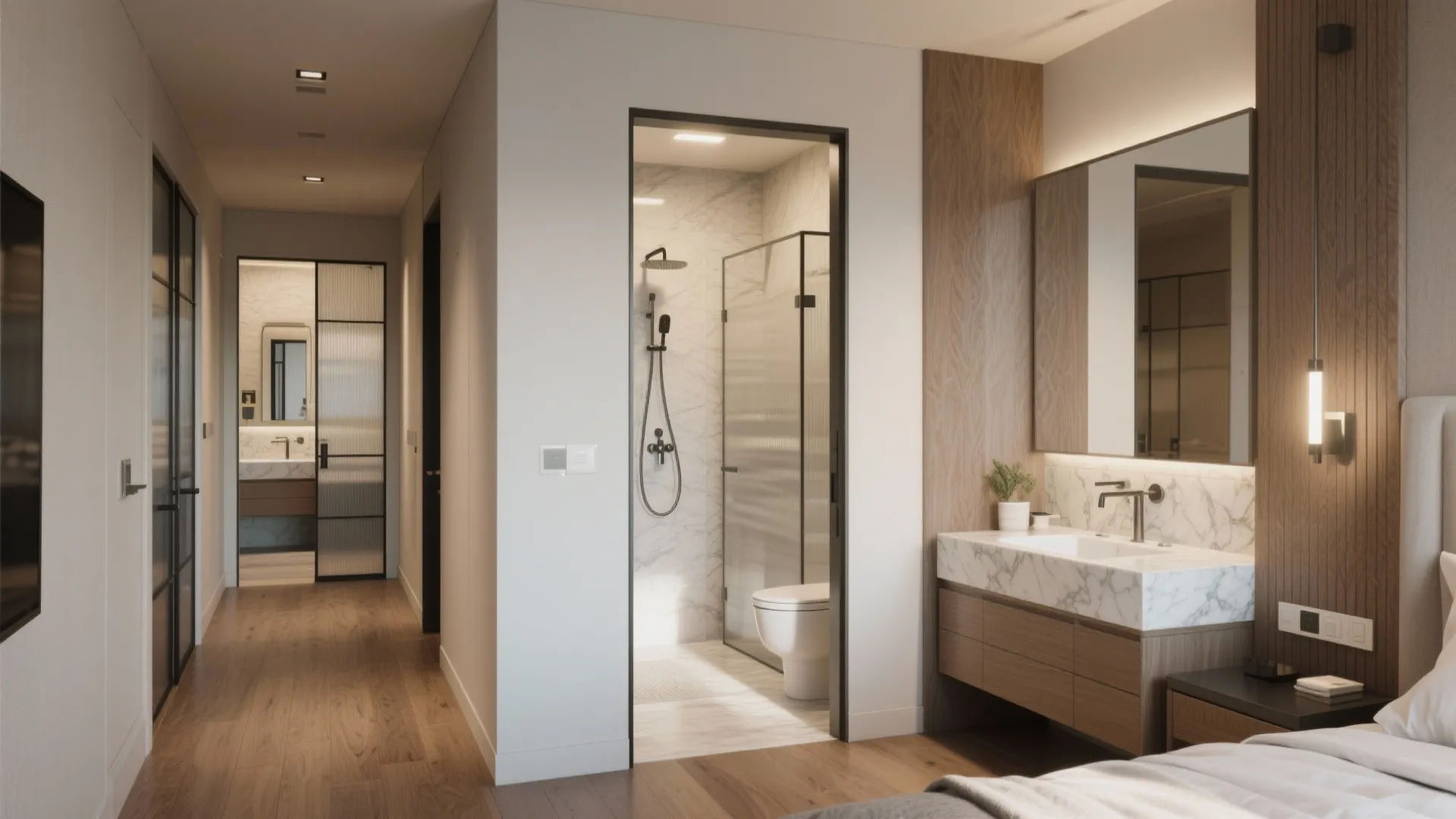 1. Master Suite + Two Ensuite Bedrooms
