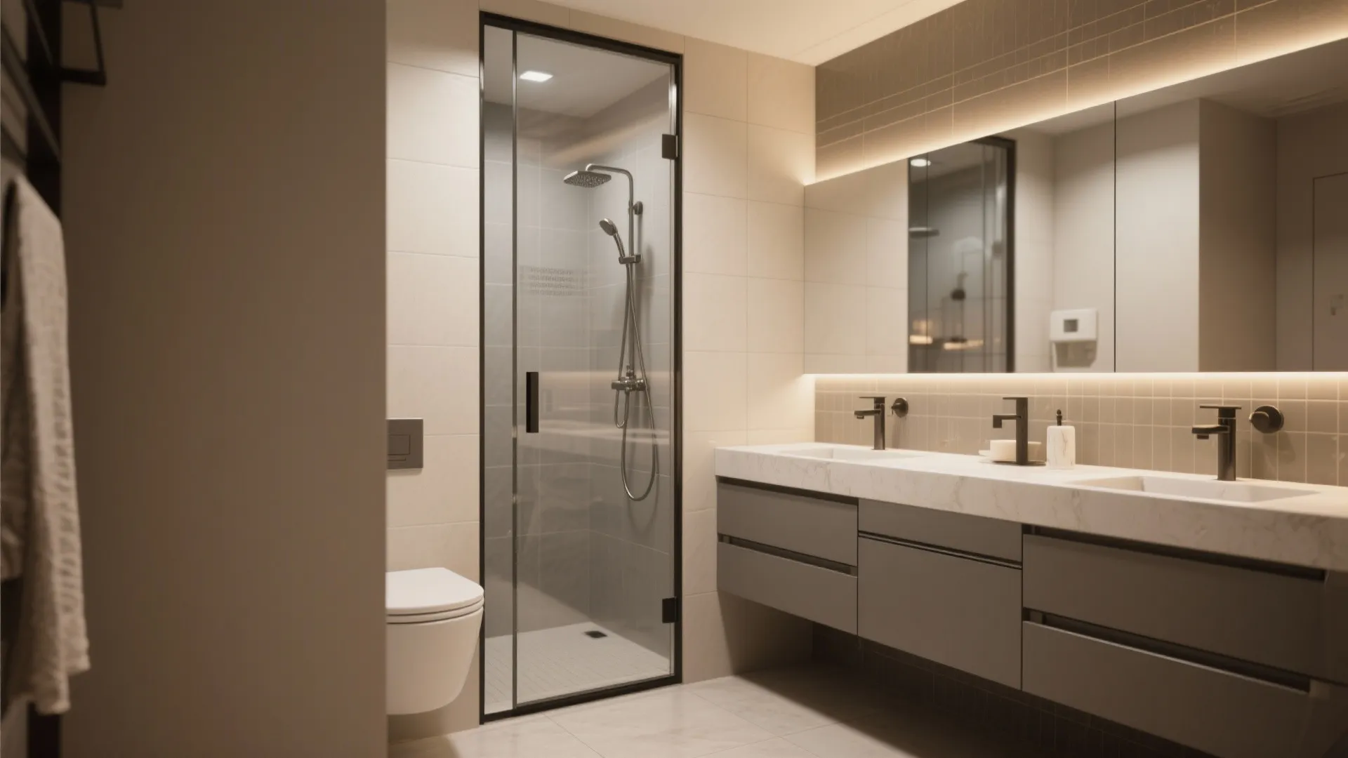 3. En-suite optimization for both bathrooms