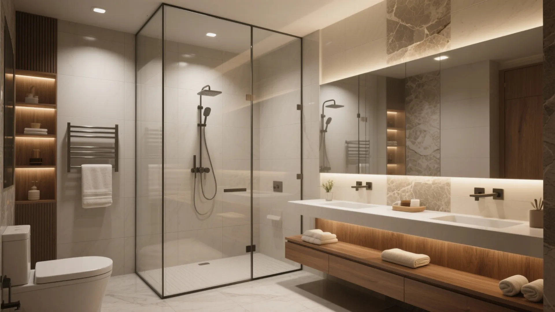 2. Make One Full Bath a Spa-Like En-suite
