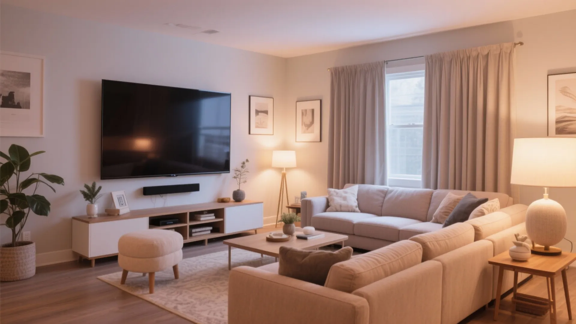 5. Entertainment-Centric Layout