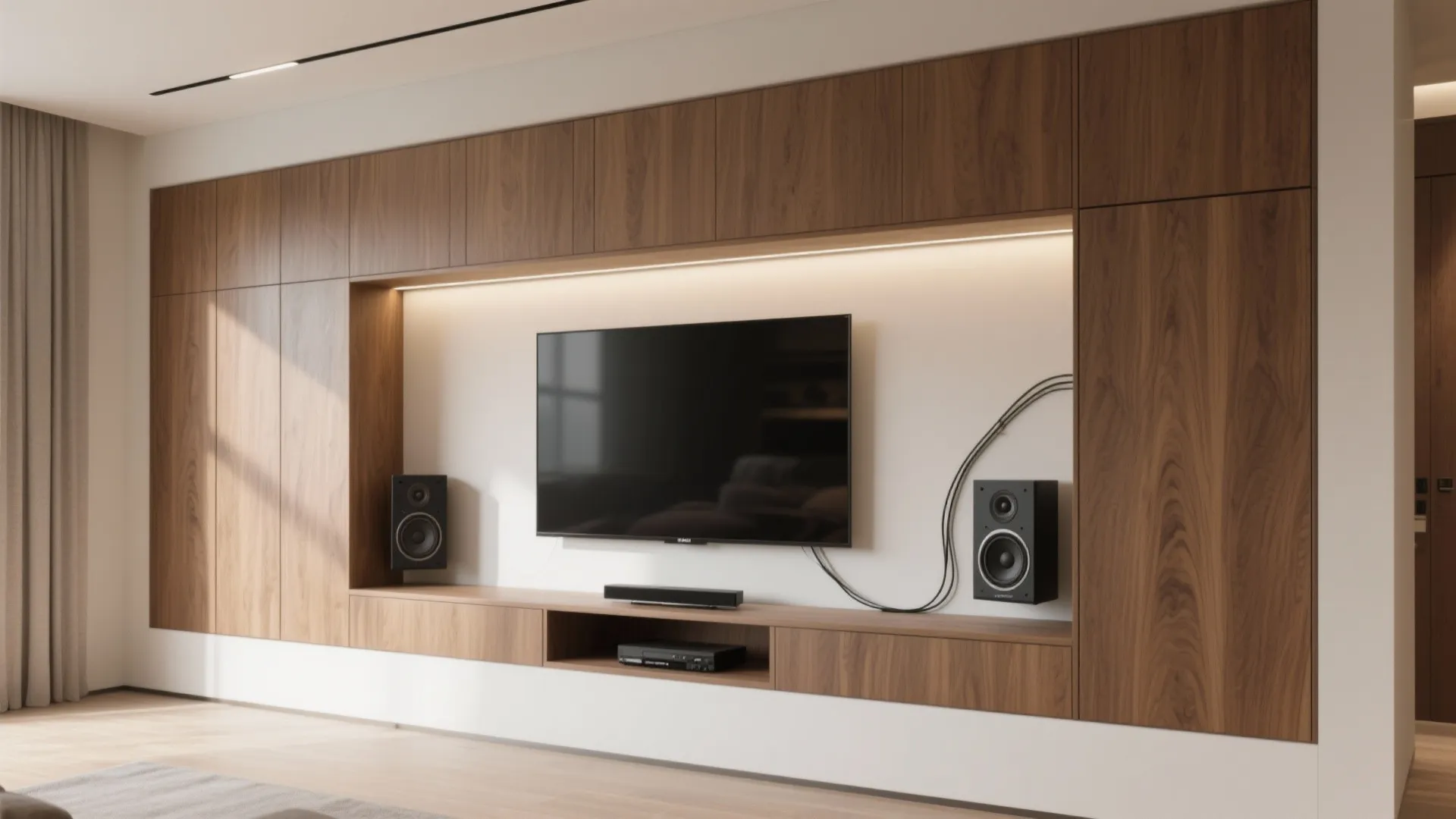 2. Built‑In Entertainment Center Niche