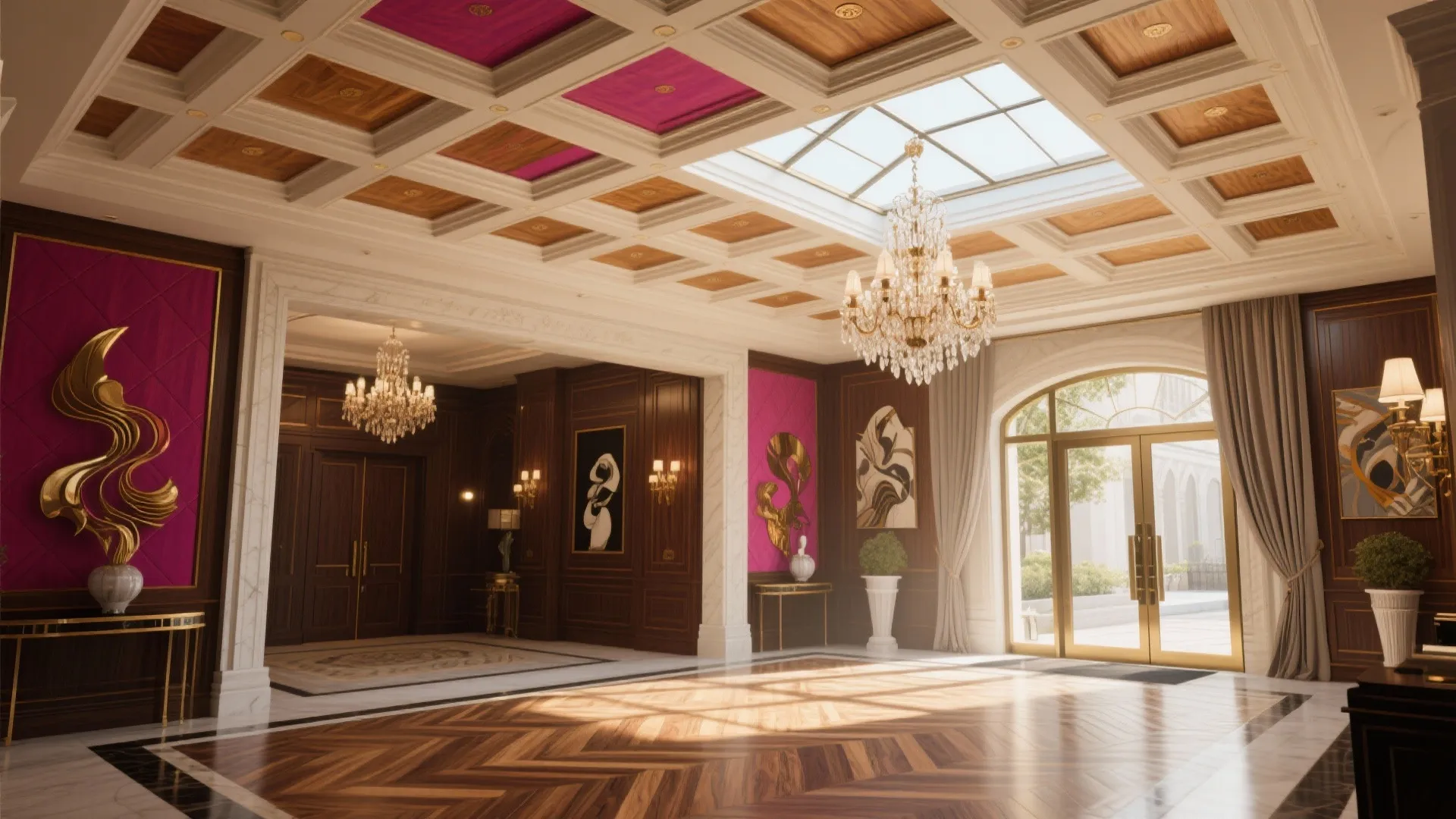 Stunning Entrance Lobby Ceiling Design Ideas