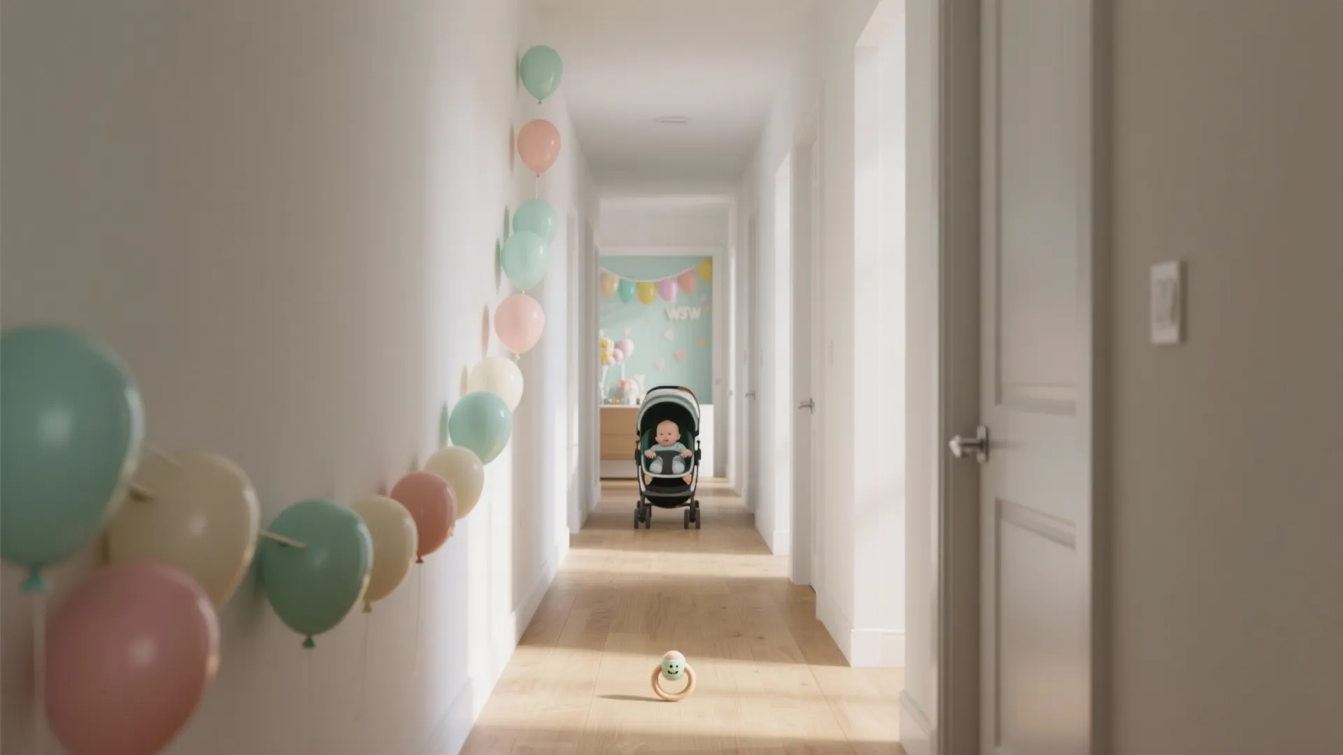 Whimsical Entry Trail with Floating Minis