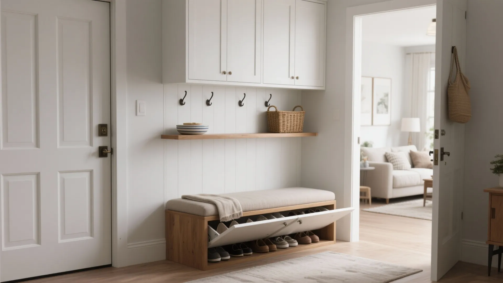 Smart Entry Zone with Built-in Storage