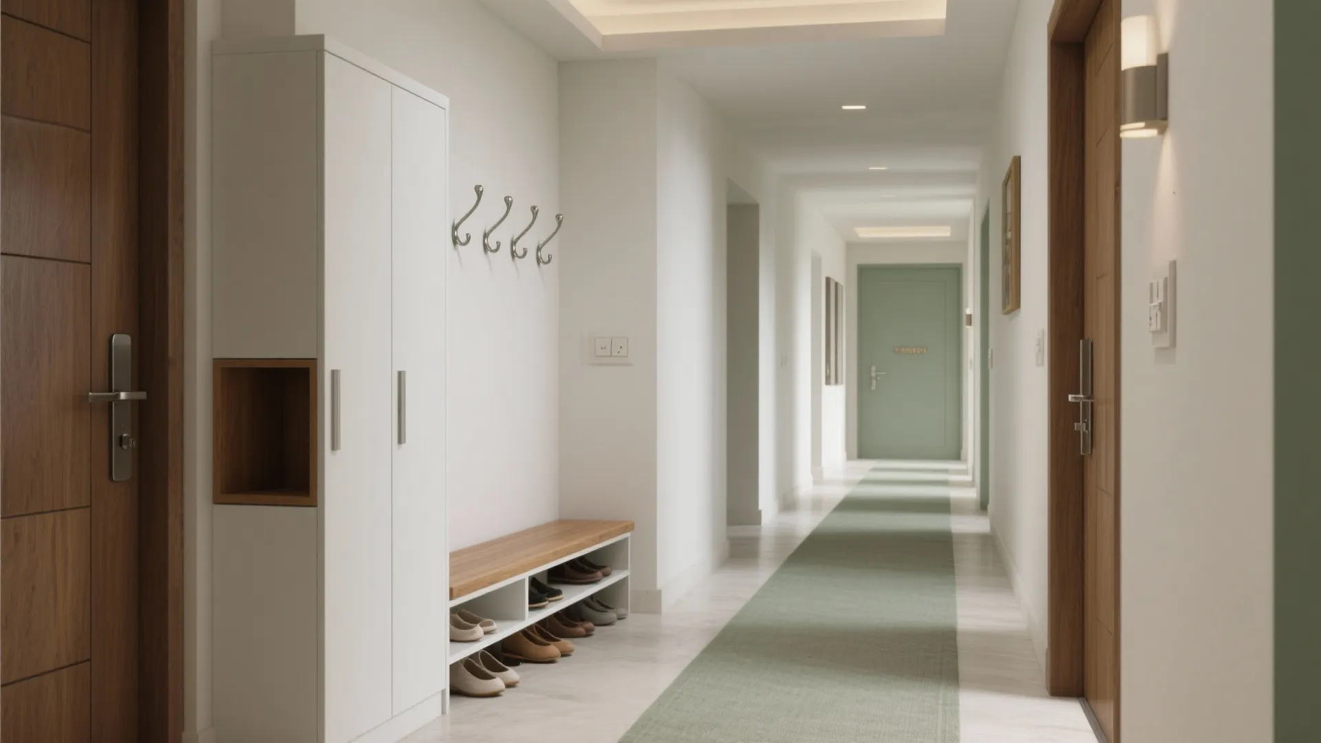 Entry and circulation that breathe