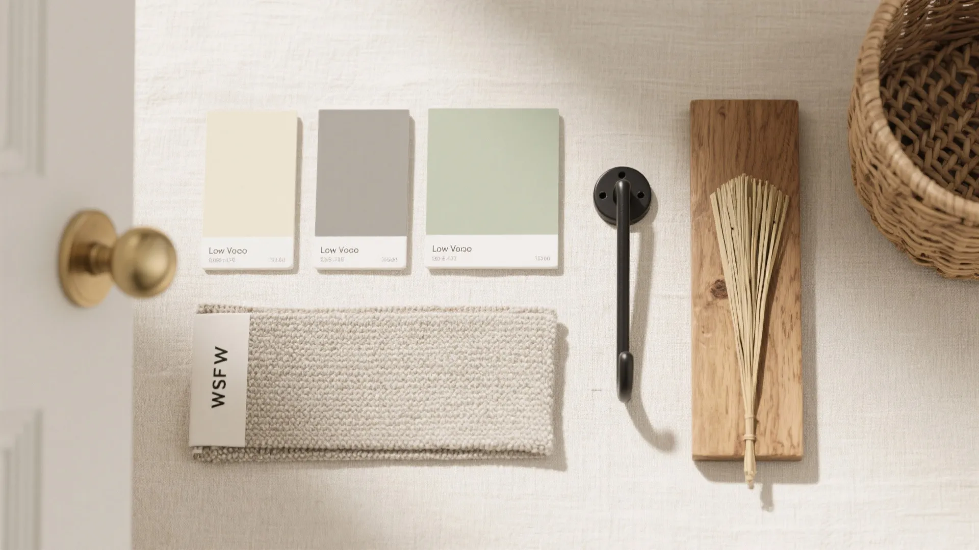 1) A Warm, Low-VOC Welcome Palette in the Entry and Hall